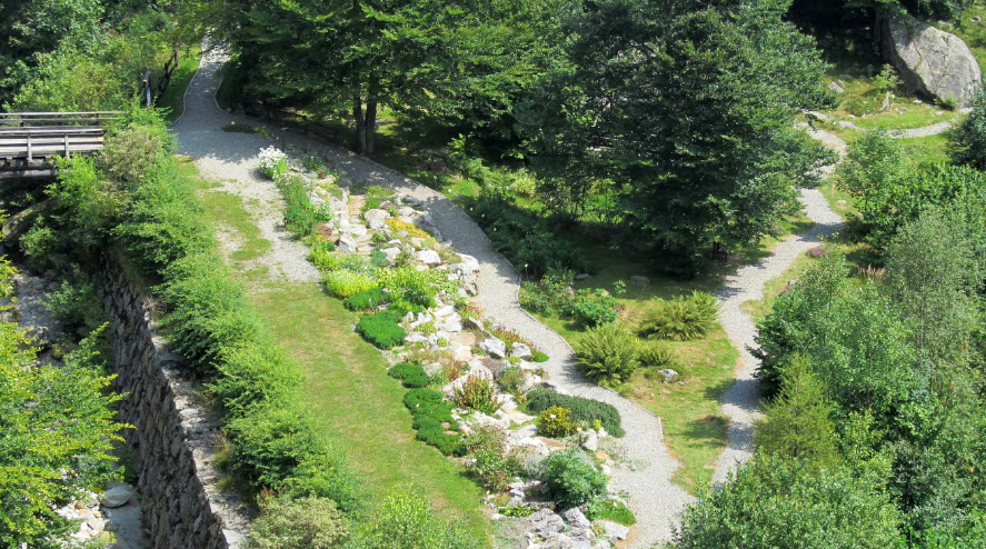 Oropa's botanic garden, Italy, Italy